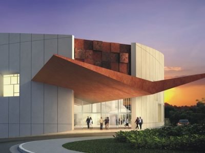Projeção do Teatro de Ópera Carlos Gomes, que será erguido em Campinas