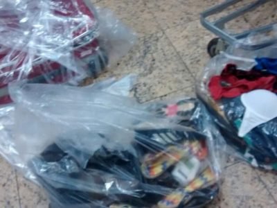 Passageira afirma que mala estava com formol