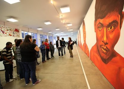 A emoção de uma pintura