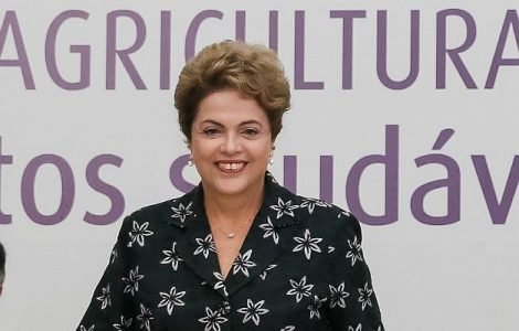 Dilma durante cerimônia de Lançamento do Plano Safra da Agricultura Familiar no Palácio do Planalto