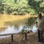 RIO – Morador desfruta das belezas do Rio Atibaia no quintal de casa
