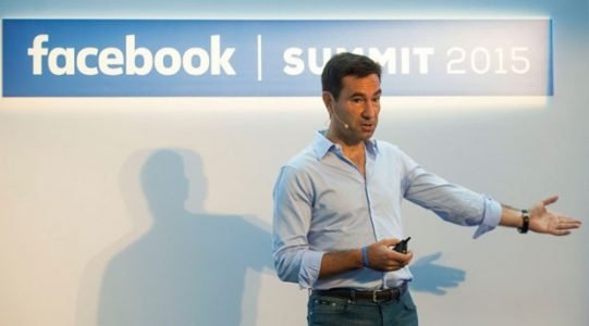 Diego Dzodan, vice-presidente do Facebook para América Latina, em evento da rede.