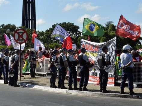 A Polícia Militar do Distrito Federal reestabeleceu a ordem no local