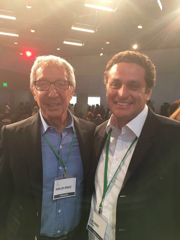 Abilio Diniz e Luciano Vital no Brazil Conference