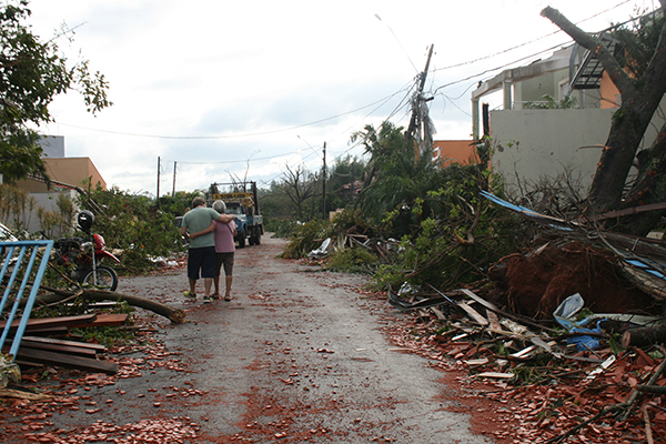 Moradores se solidarizam nos locais maias afetados 