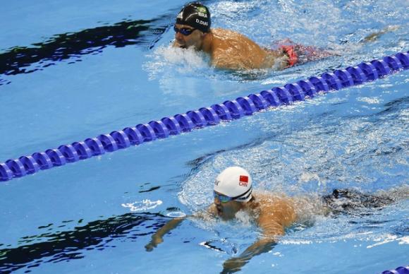 Com quatro medalhas nessa Paralimpíada, Daniel Dias perdeu o ouro para o chinês Junshen Li nos 100 metros peito