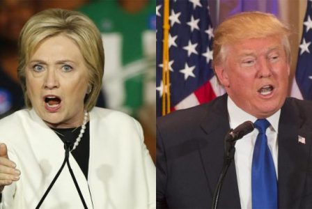 Hillary Clinton e Donald Trump disputam voto a voto na eleição de hoje nos Estados Unidos