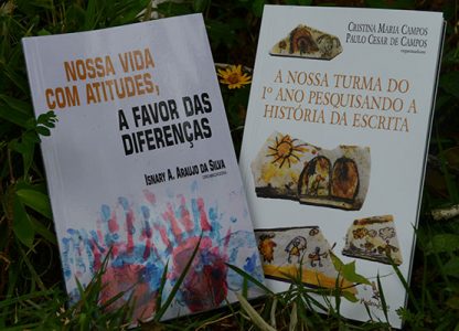 Capas dos dois livros feitos na Ângela Cury Zakia