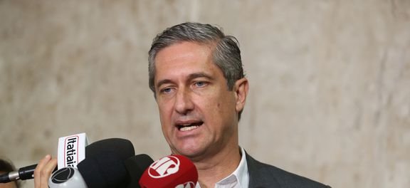 Brasília - O deputado Rogerio Rossofala com a imprensa após reunião com o presidente Temer (Valter Campanato/Agência Brasil)