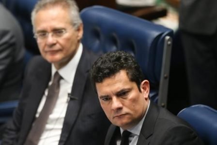 O juiz federal Sérgio Moro, durante o debate temático no plenário do Senado sobre o Projeto de Lei 280/2016