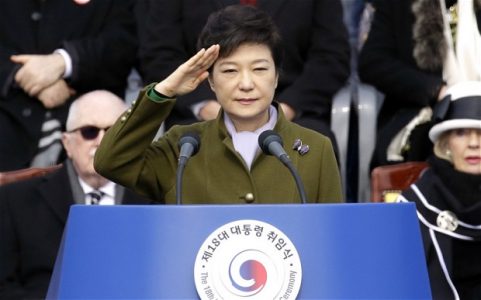 A ex-presidente Park Geun-hye é acusada por delitos relacionados a um esquema de corrupção