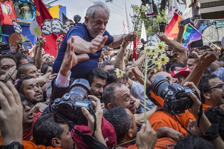 Lula - Sindocato dos Metalrgicos em So Bernardo do Campo.