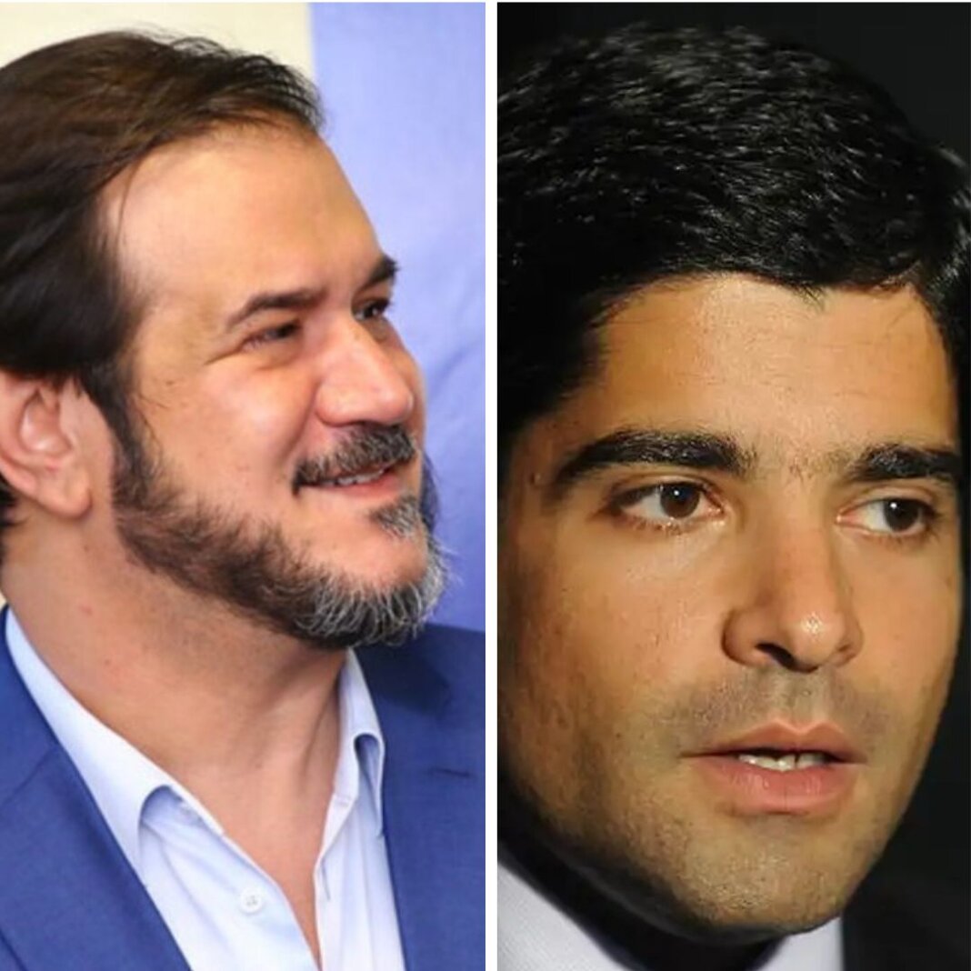 Post Instagram candidato político prefeito moderno azul e amarelo
